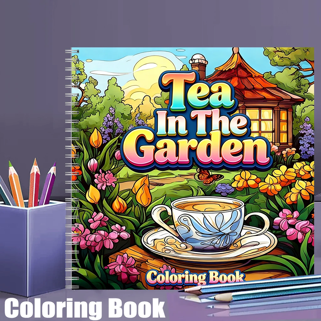 Supply Event - Tea In The Gardens kleurboek voor