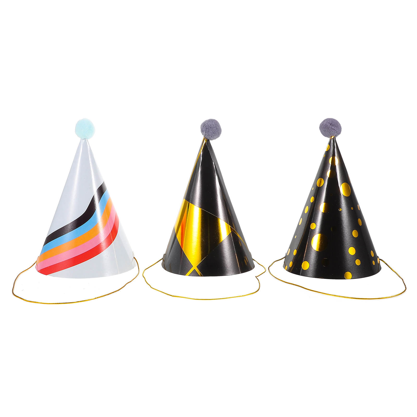 3 stuks verjaardagsmutsen van  - Party Hat Cone recensie en prijs
